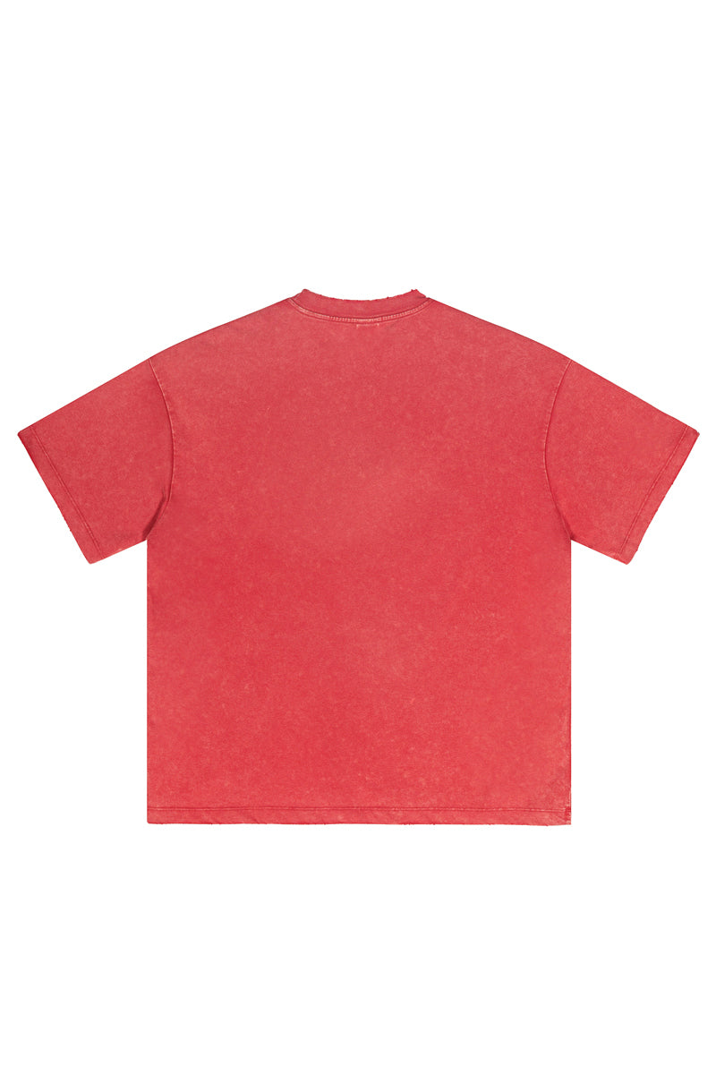 230GSM Distressed Washed Coolness Tee